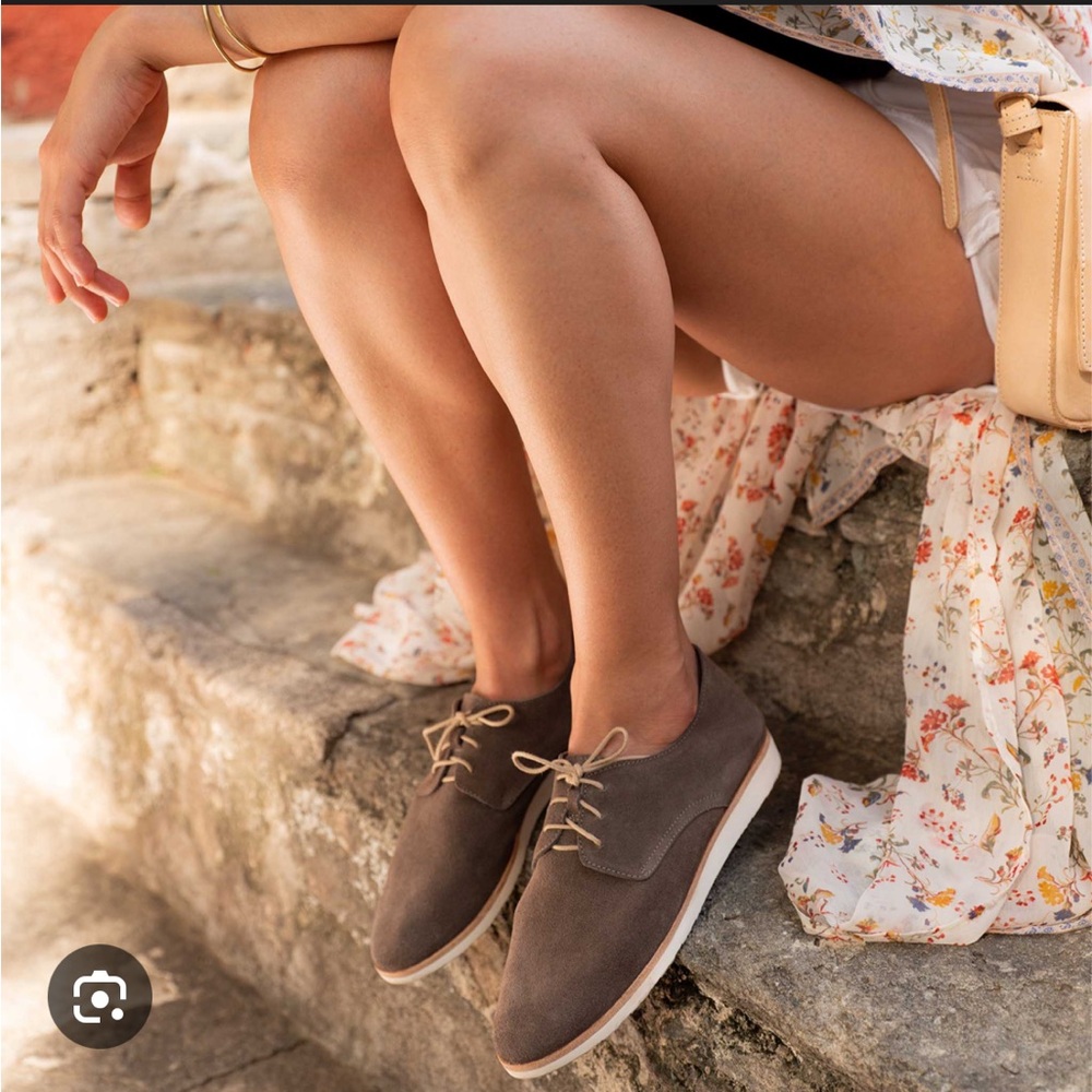 Nisolo Slate Gray Derby Shoes packable travel